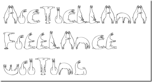 arcticllama freelance writing llama font